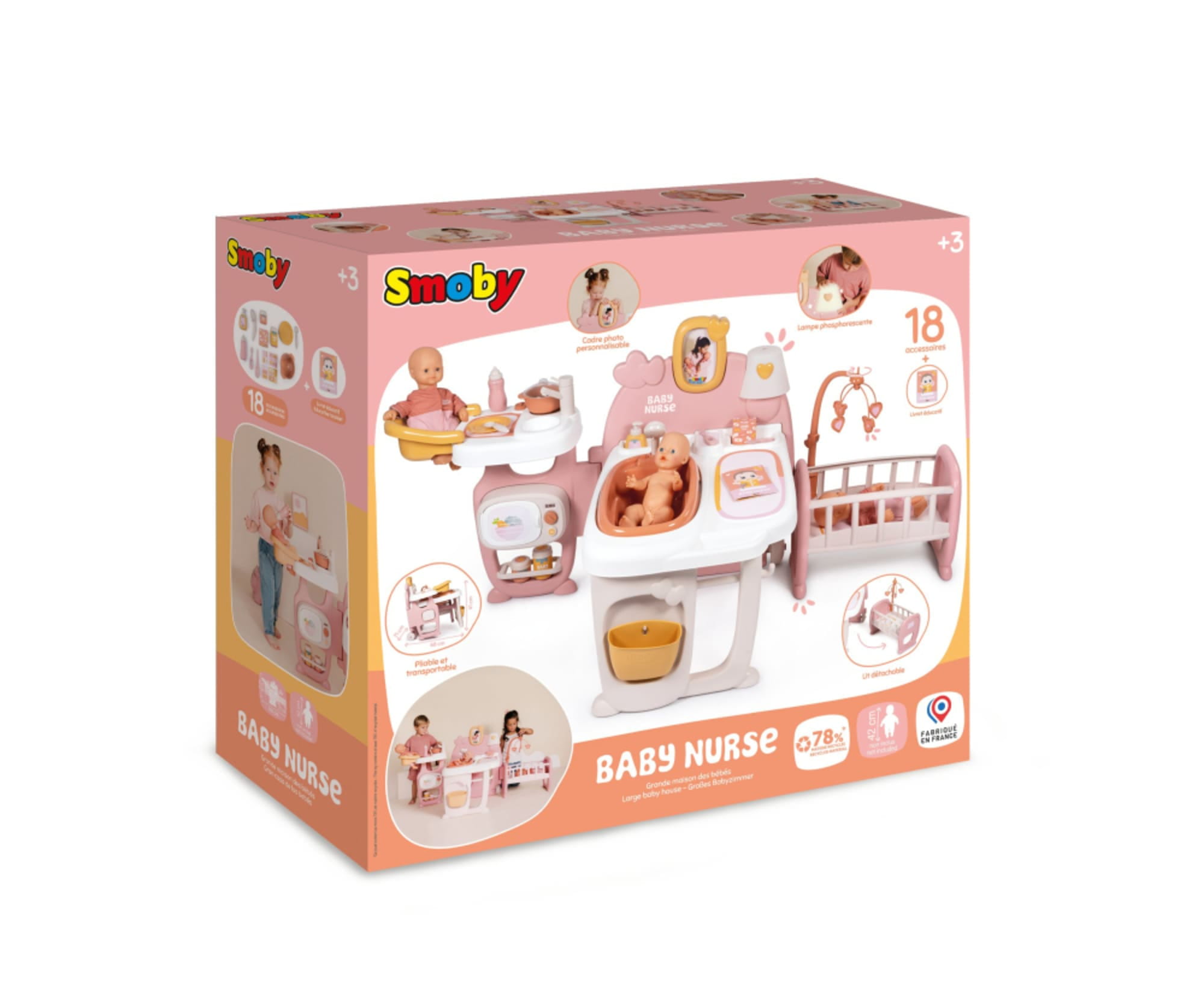 Smoby Baby Nurse Puppen-Spielcenter