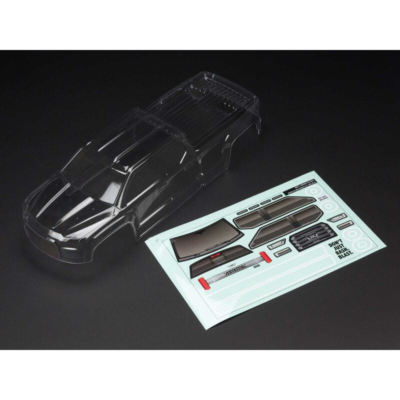 Arrma BIG ROCK CREW CAB 4X4 Clear Body _Inc. Decals_ - RC-Zubehoer