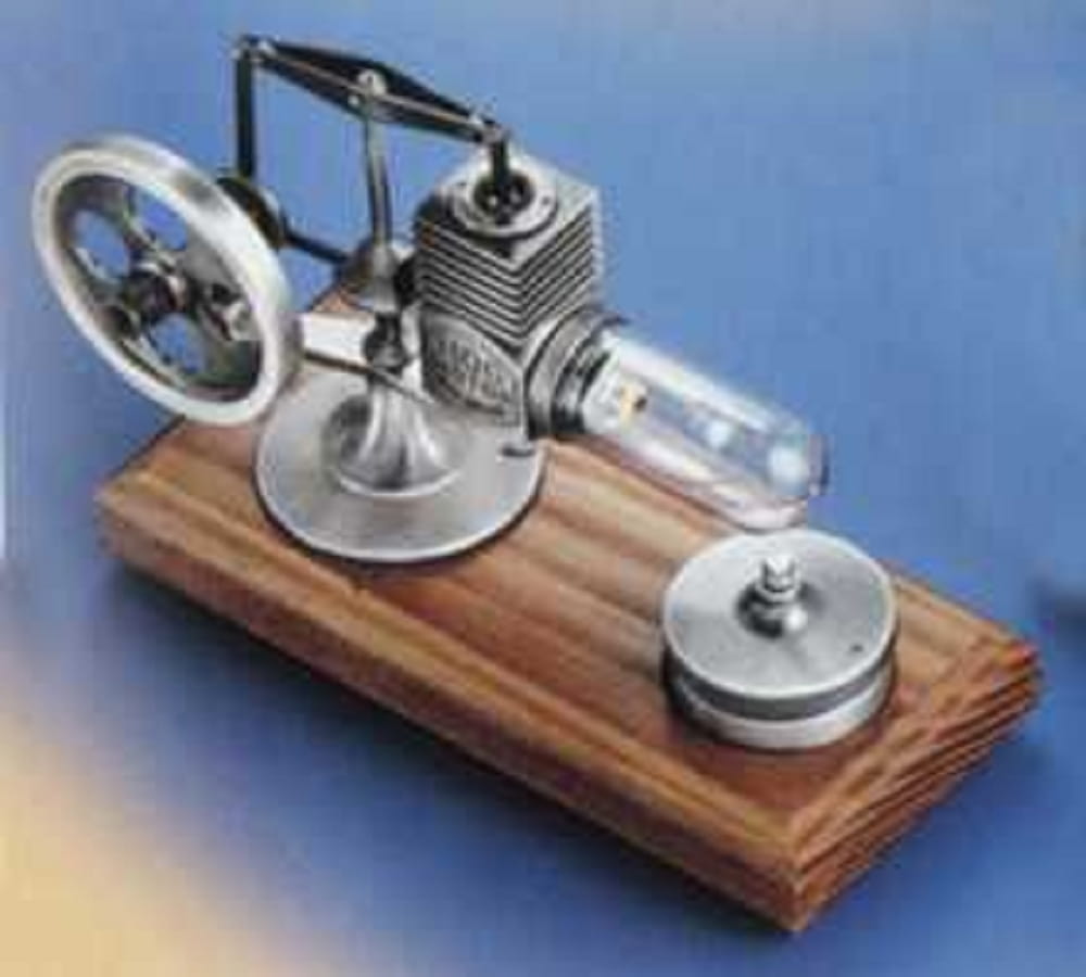Krick Stirlingmotor Altsilber montiert - RC-Zubehoer