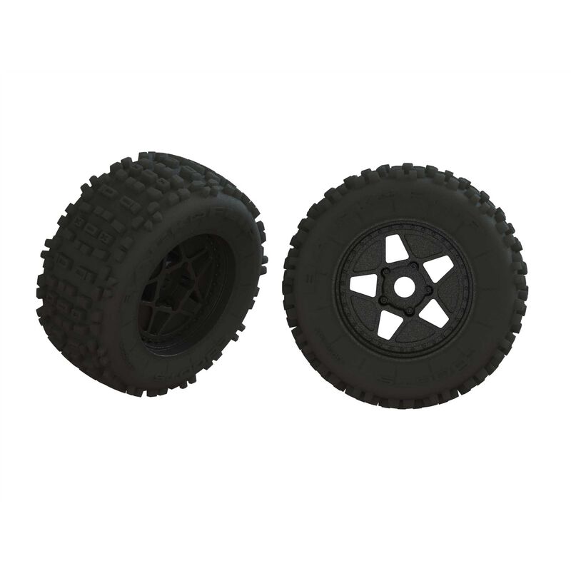 Arrma Reifen Set dBoots BACKFLIP Tire Set Glued _1pr_ - RC-Zubehoer