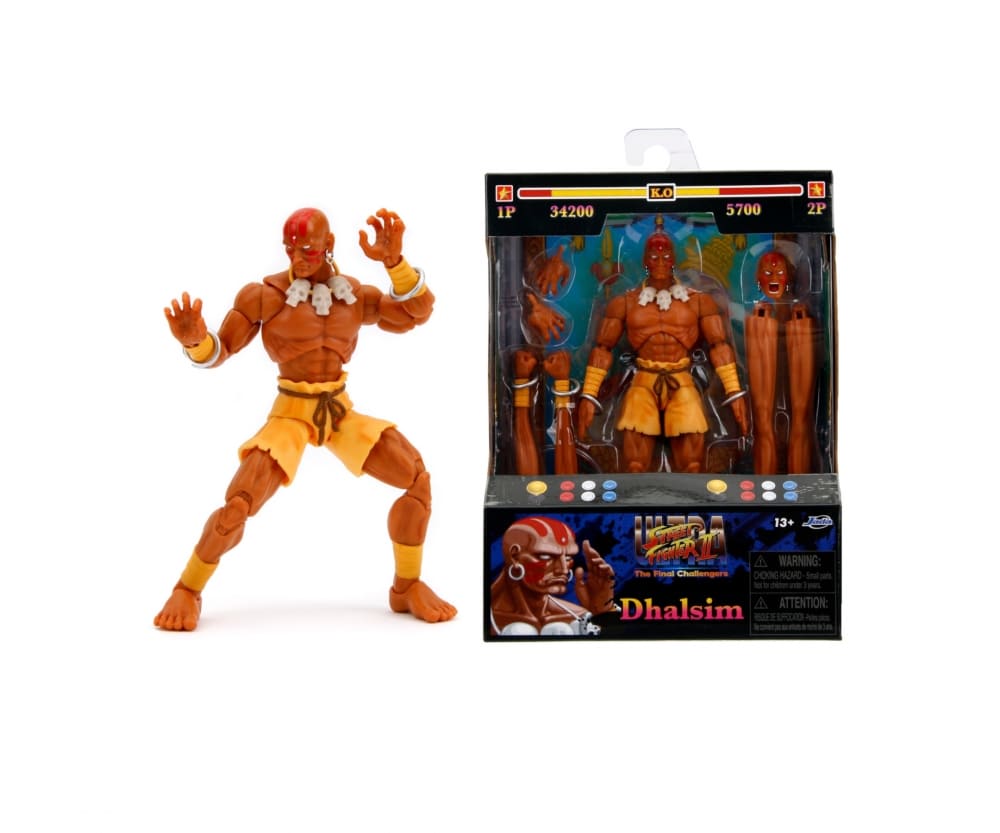 Jada Street Fighter II Dhalsim 6" Figure