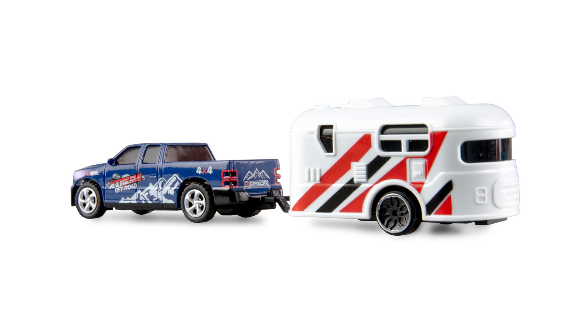 Amewi RC Pickup Die Cast mit Wohnwagenanhaenger 1_64 RTR blau RC Spielzeug - Art_-Nr. 22680