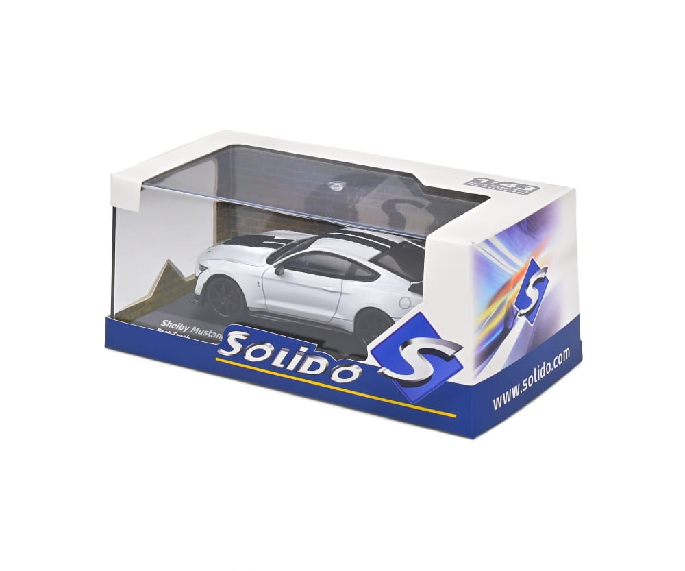 Solido 1_43 Ford Mustang GT500 weiss_schwarz Modellauto - RC-Zubehoer