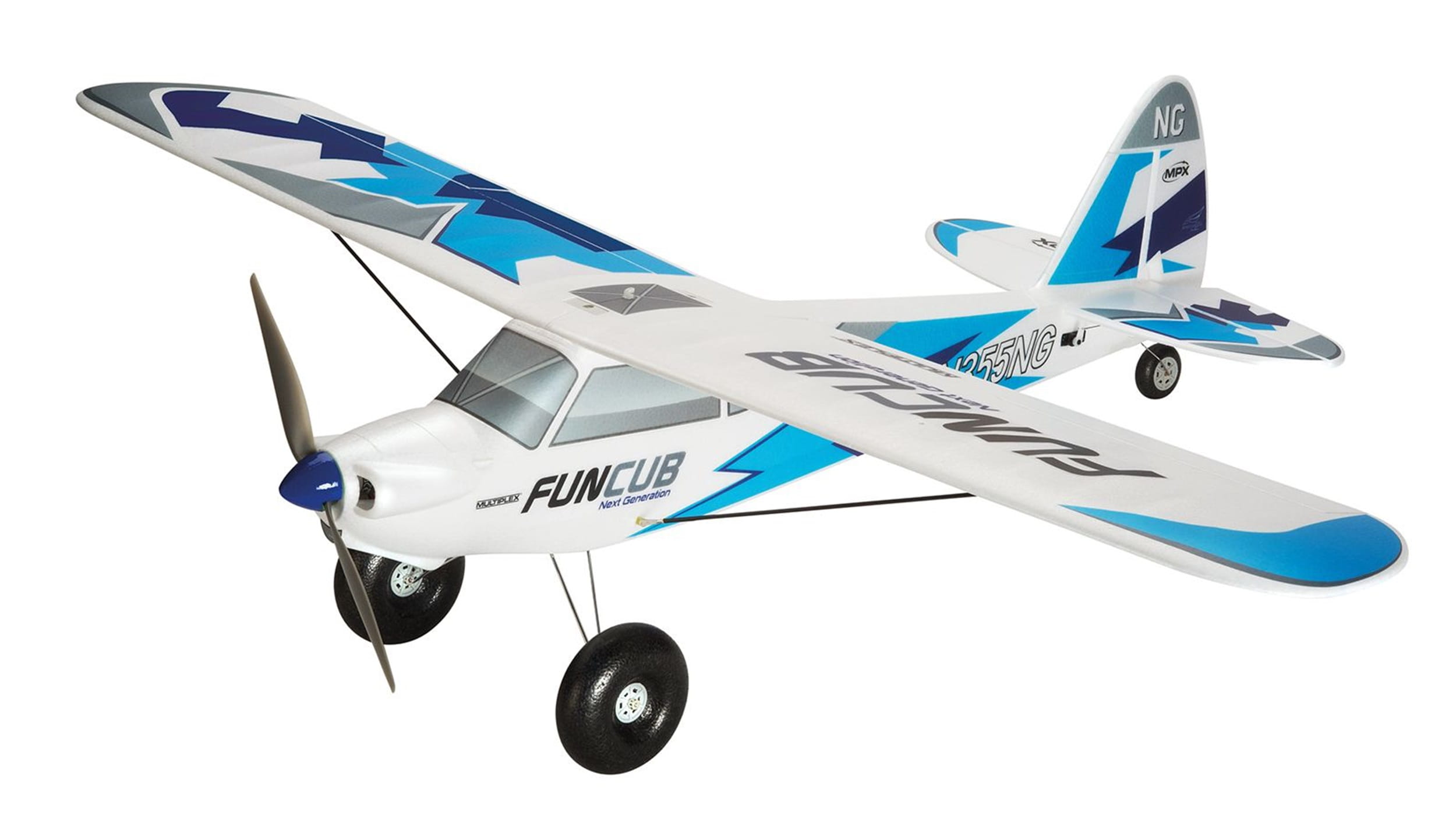 RC Flugzeug FunCub NG blau made by MPX Multiplex Multiplex RC Flugzeug FunCub NG blau made by MPX
