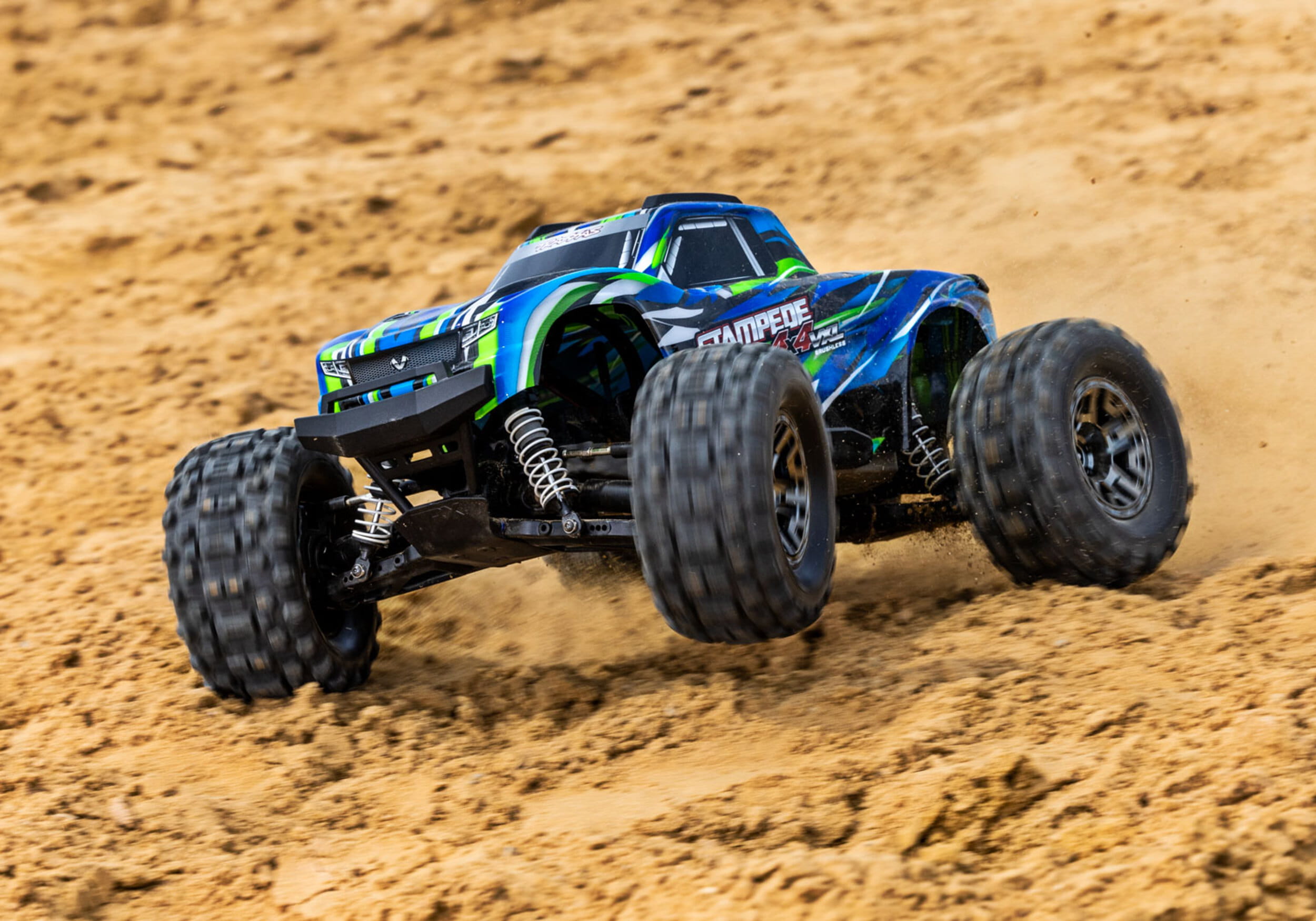Traxxas RC Stampede 4x4 VXL HD RTR gruen Traxxas RC Stampede 4x4 VXL HD RTR gruen