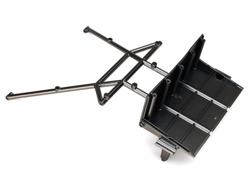 Traxxas Tube Chassis_ Seiten-Sektion_ hinten _satin schwarz chrome-p - RC-Zubehoer
