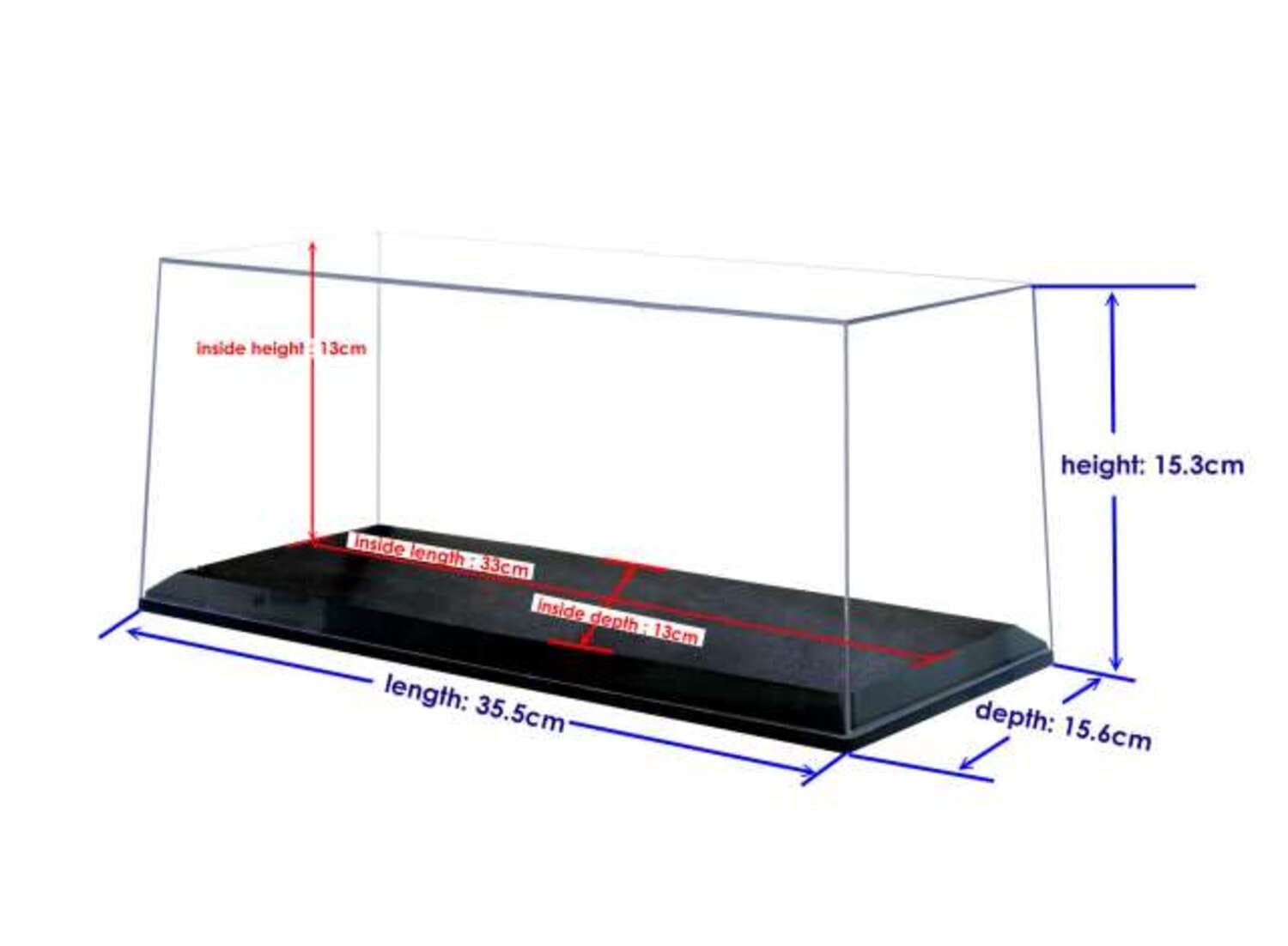 Triple9 LED Modellauto Vitrine 1_18 mit schwarzer Basis_