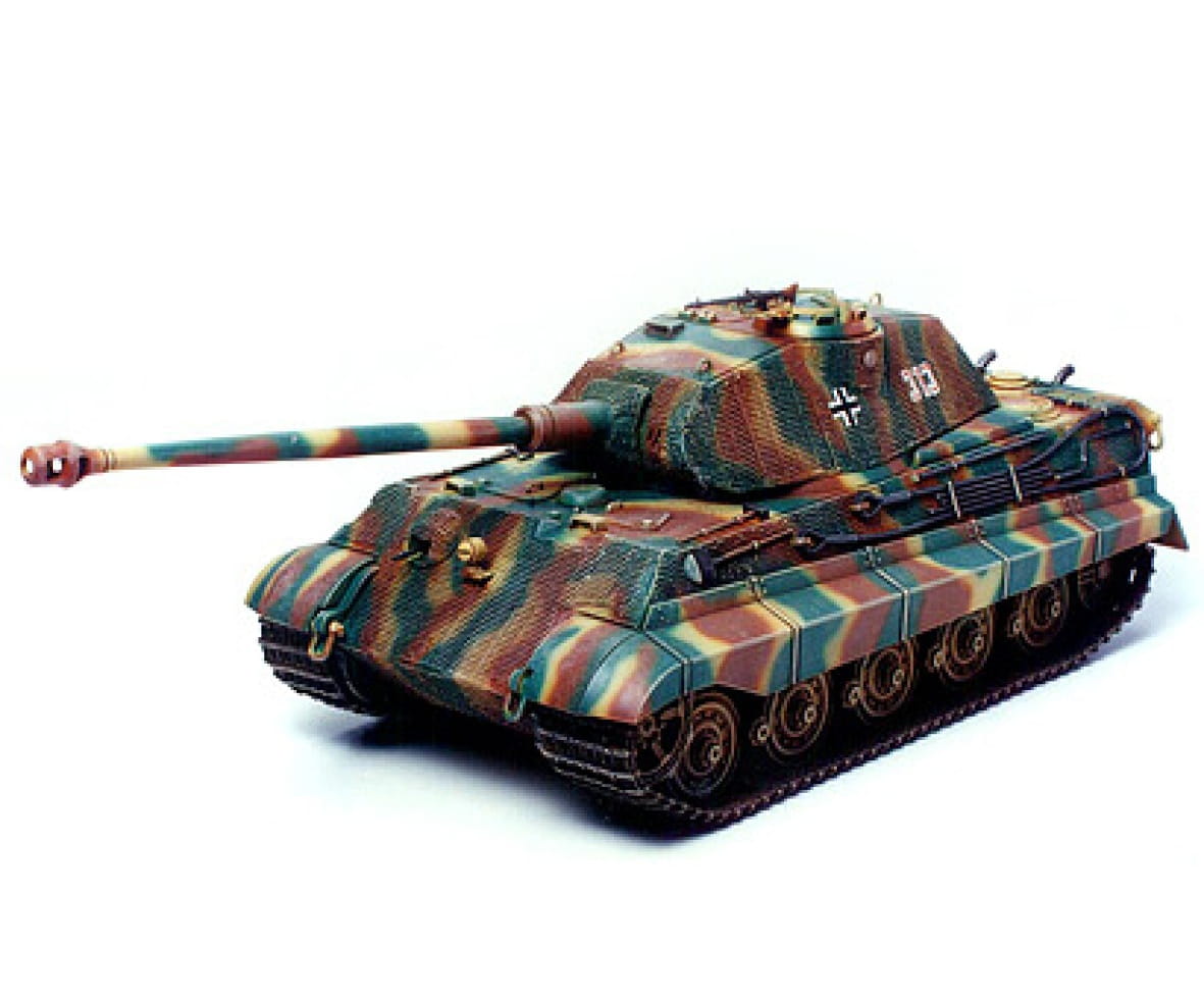 Tamiya WWII SdKfz.182 Panzer Königstiger Por-T 1:35 Plastik Modellbau Militär Bausatz