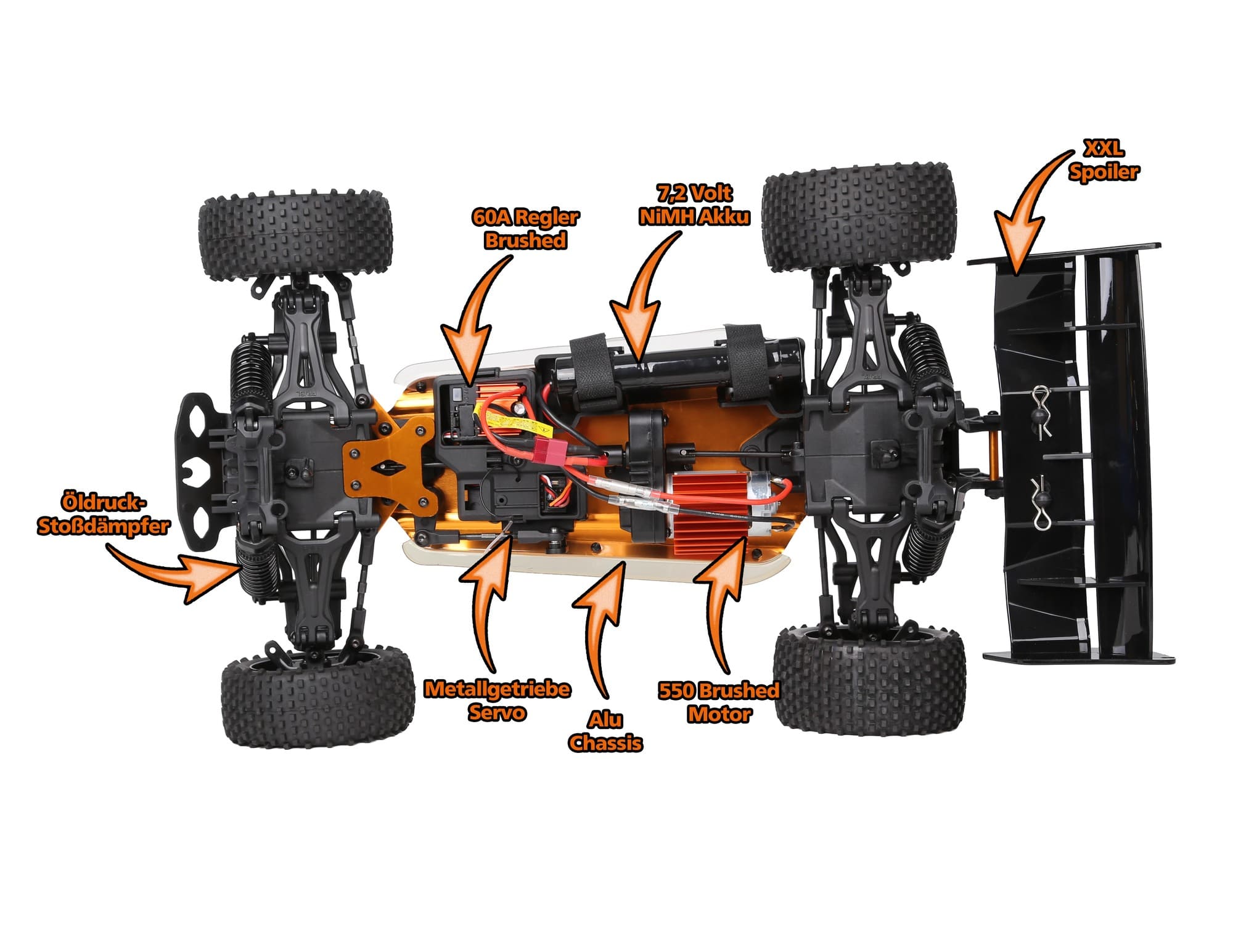DF Models SpeedSlugger RC Buggy 1_10 RTR mit Akku