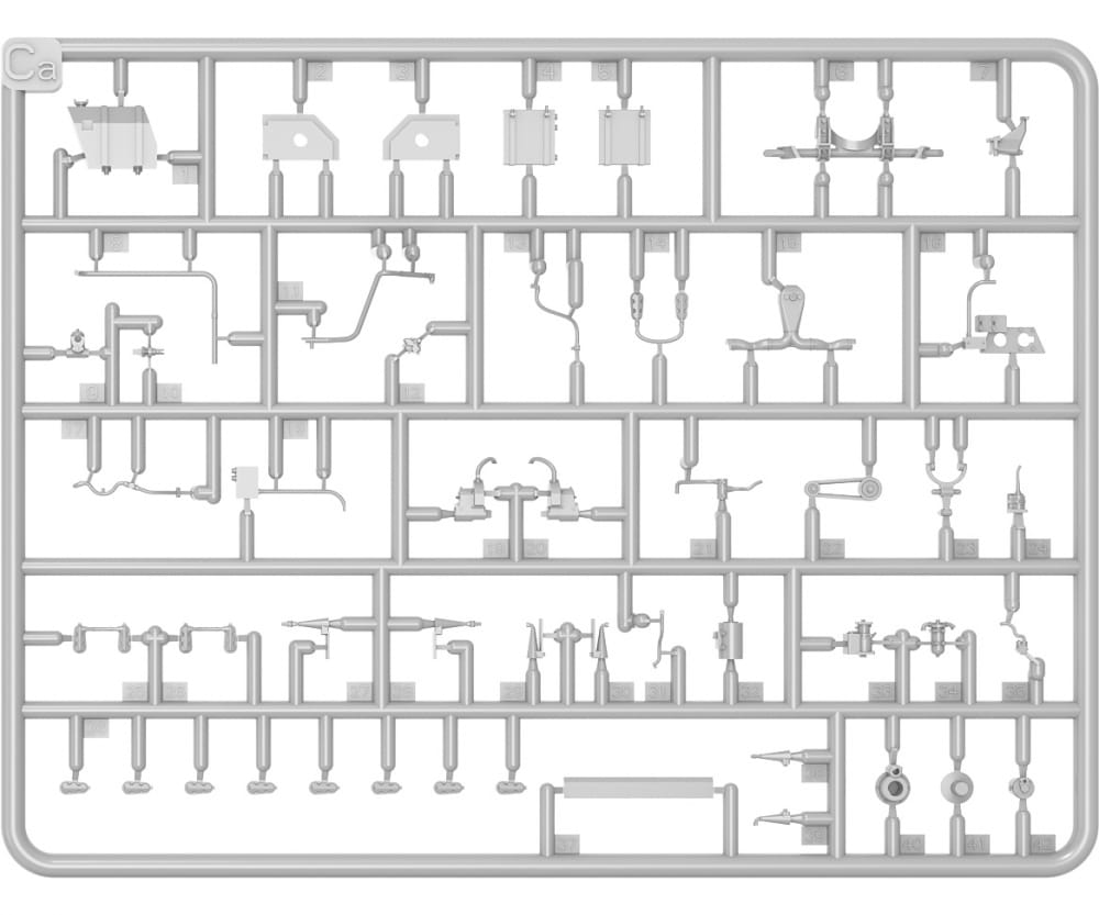 MiniArt 1_35 M3 Stuart fruehe Prod. Interior Kit Plastik Modellbausatz - RC-Zubehoer
