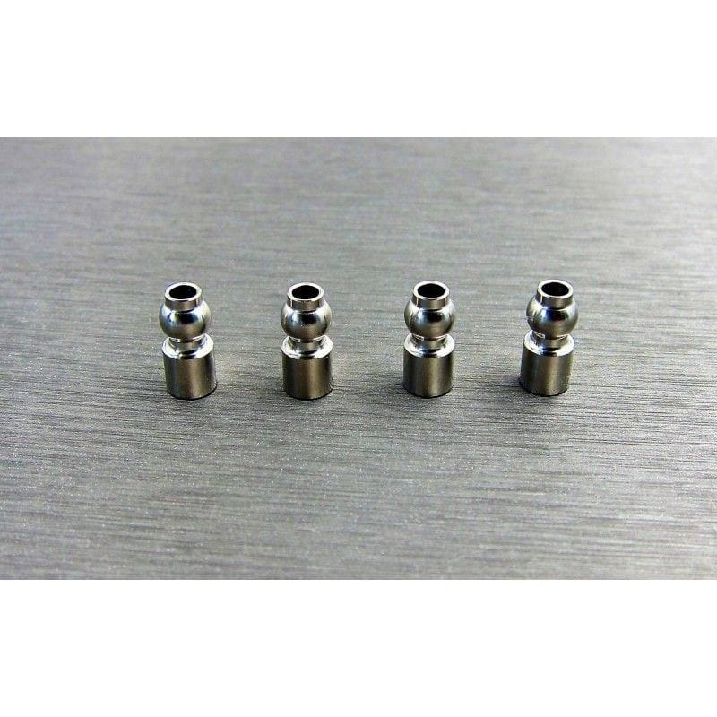 SAMIX Edelstahl Daempferbefestigung 5.8mm oben fuer Axial SCX10-3 - RC-Zubehoer