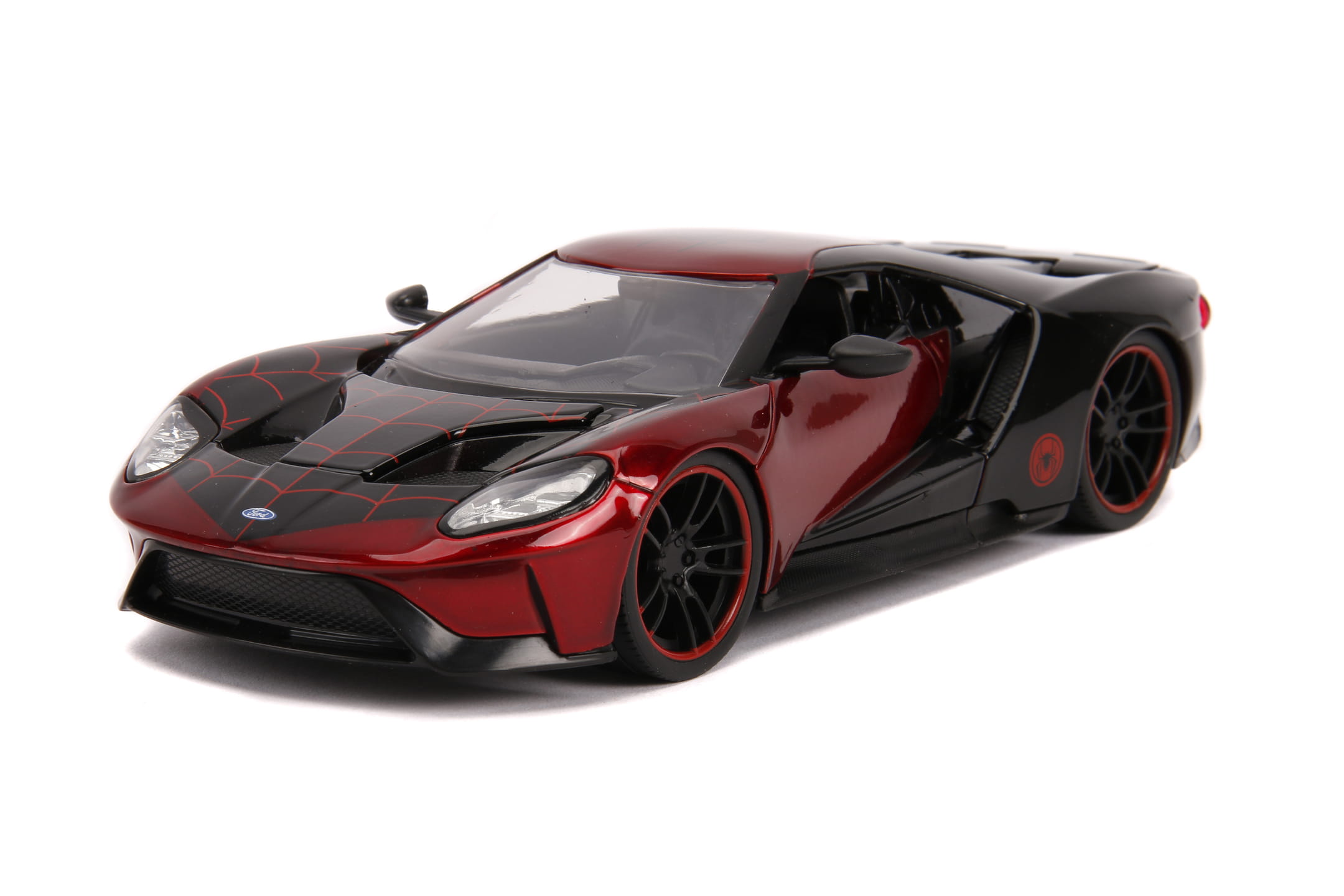 Jada Marvel 2017 Ford GT 1:24 Modellauto Ro-schw.