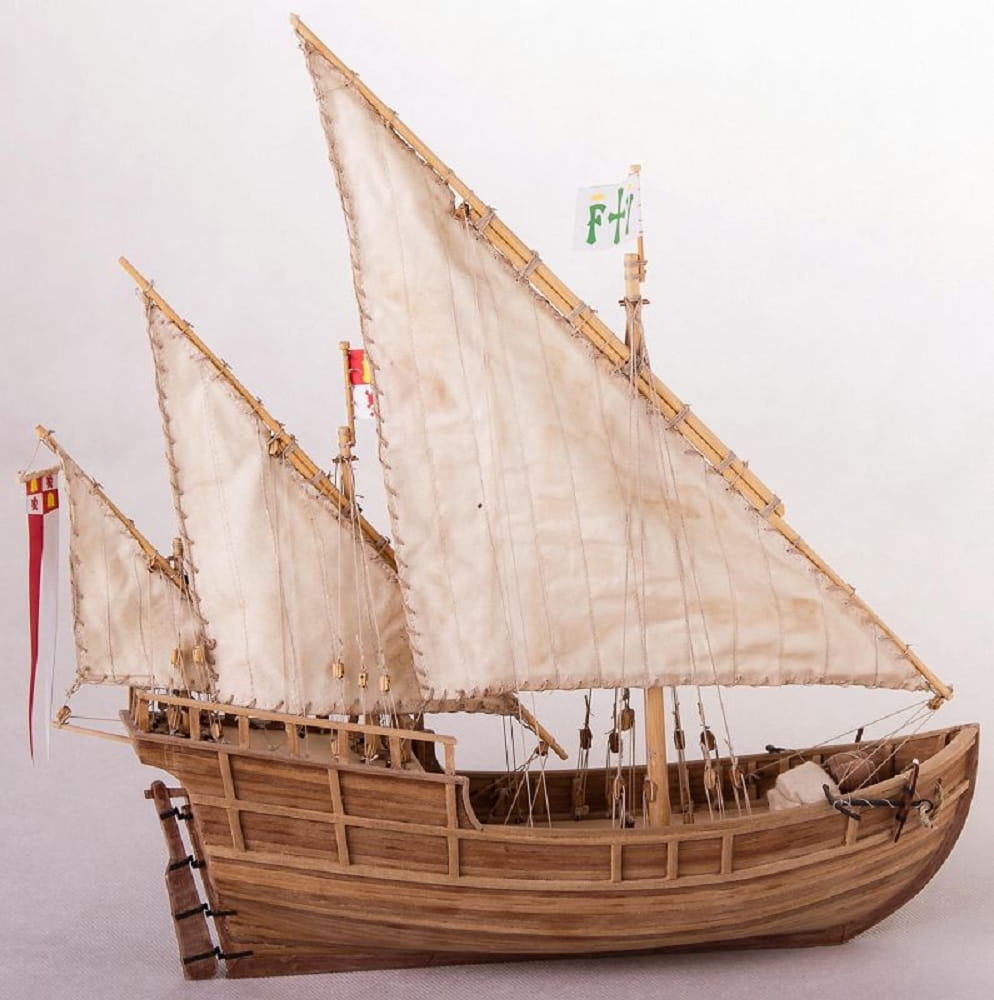 Krick Dusek Schiff Nina 1:72 Holz Baukasten