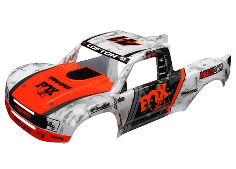Traxxas Karosserie Desert Racer Fox Edition (lackiert) +Aufkleber Traxxas Karosserie Desert Racer Fox Edition _lackiert_ _Aufkleber - RC-Zubehoer