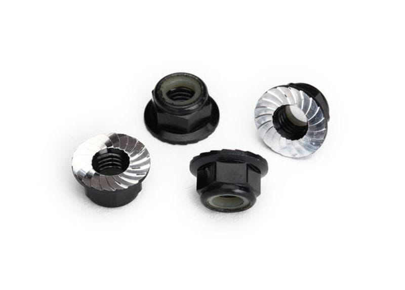 Traxxas Kragen-Stoppmutter 5mm Alu verzahnt _4_ schwarz - RC-Zubehoer