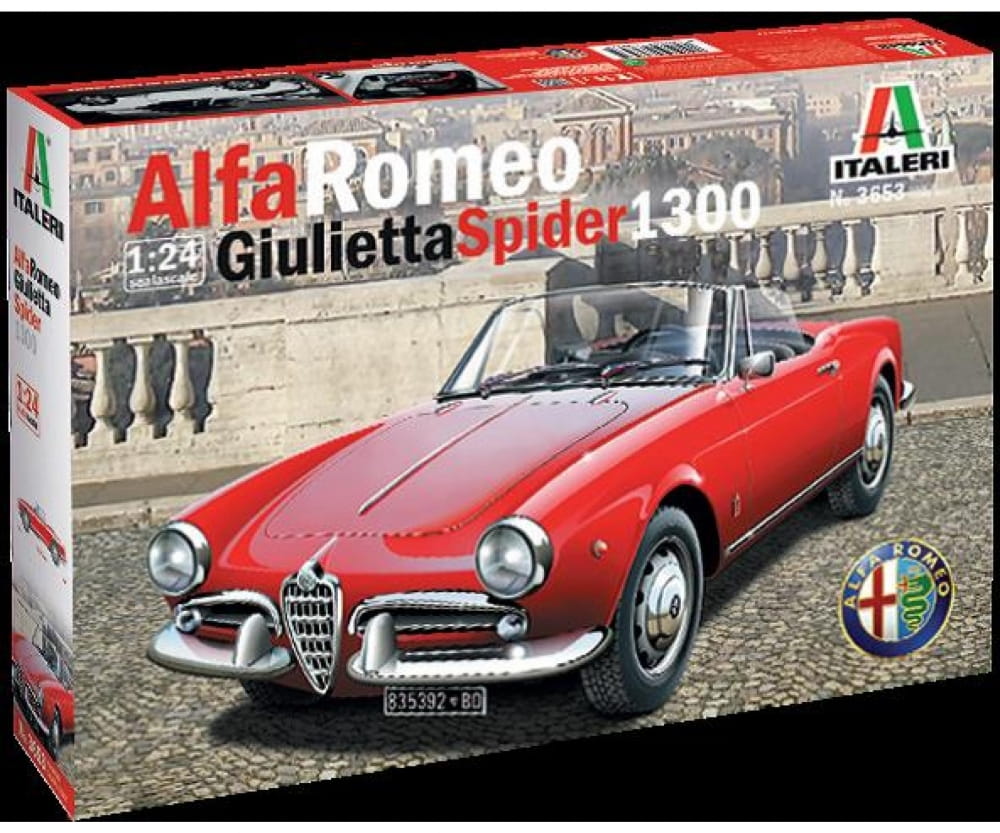 Italeri 1:24 Alfa Romeo Giulietta Spider 1300 Italeri 1:24 Alfa Romeo Giulietta Spider 1300
