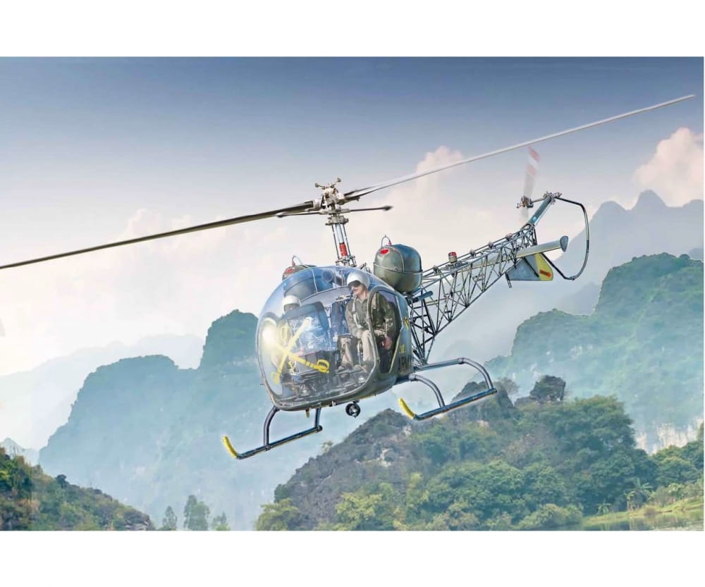 Italeri 1:48 OH-13 Scout Helikopter Korea Krieg