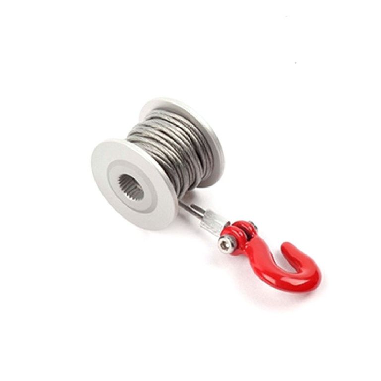 Thicon Haken mit Seilrolle und Stahlseil fuer 25T-Servo - RC-Zubehoer