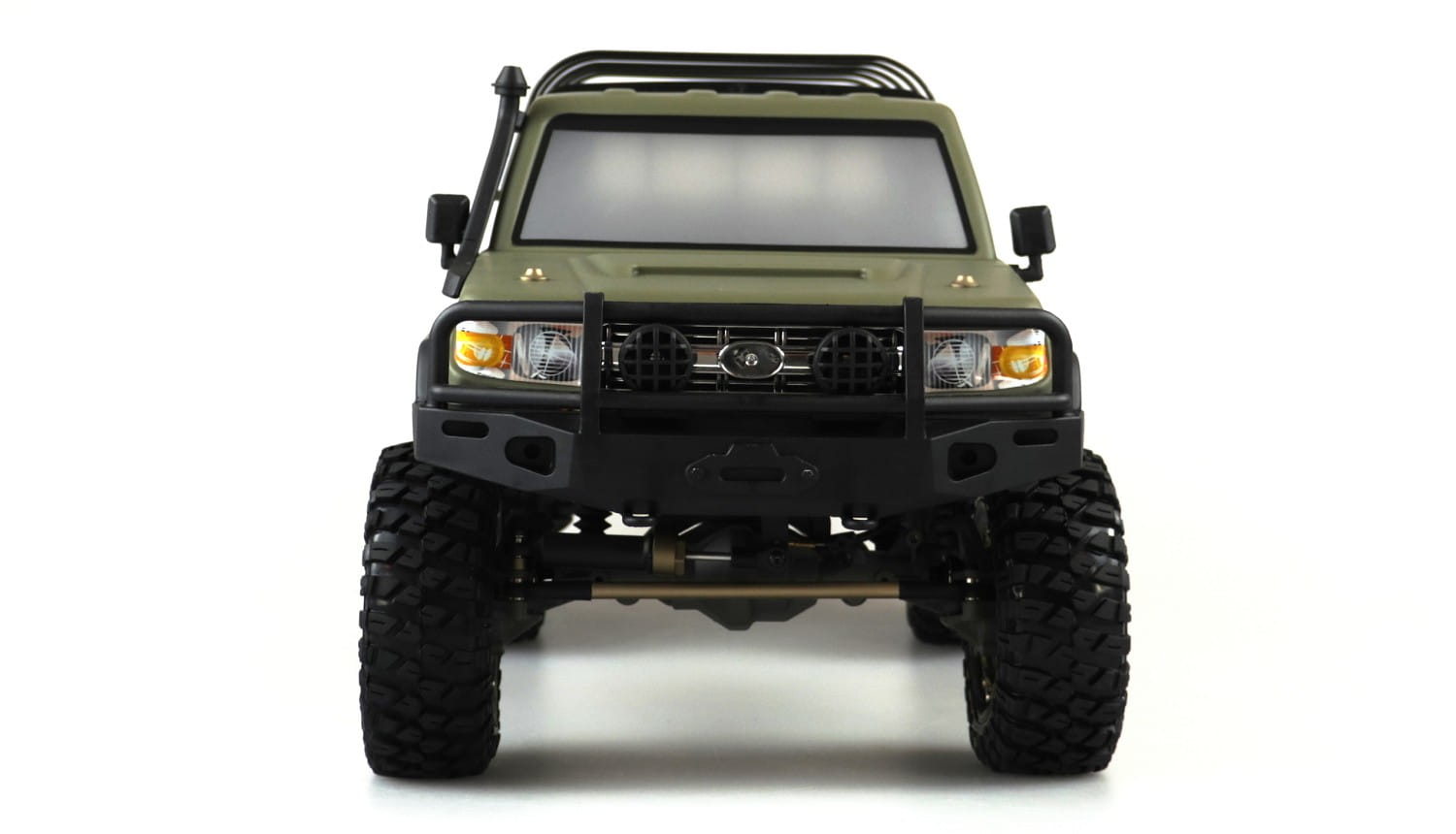 Amewi RC Scale Crawler AMXRock RCX10PS Pick-Up 1:10, RTR Militär grün