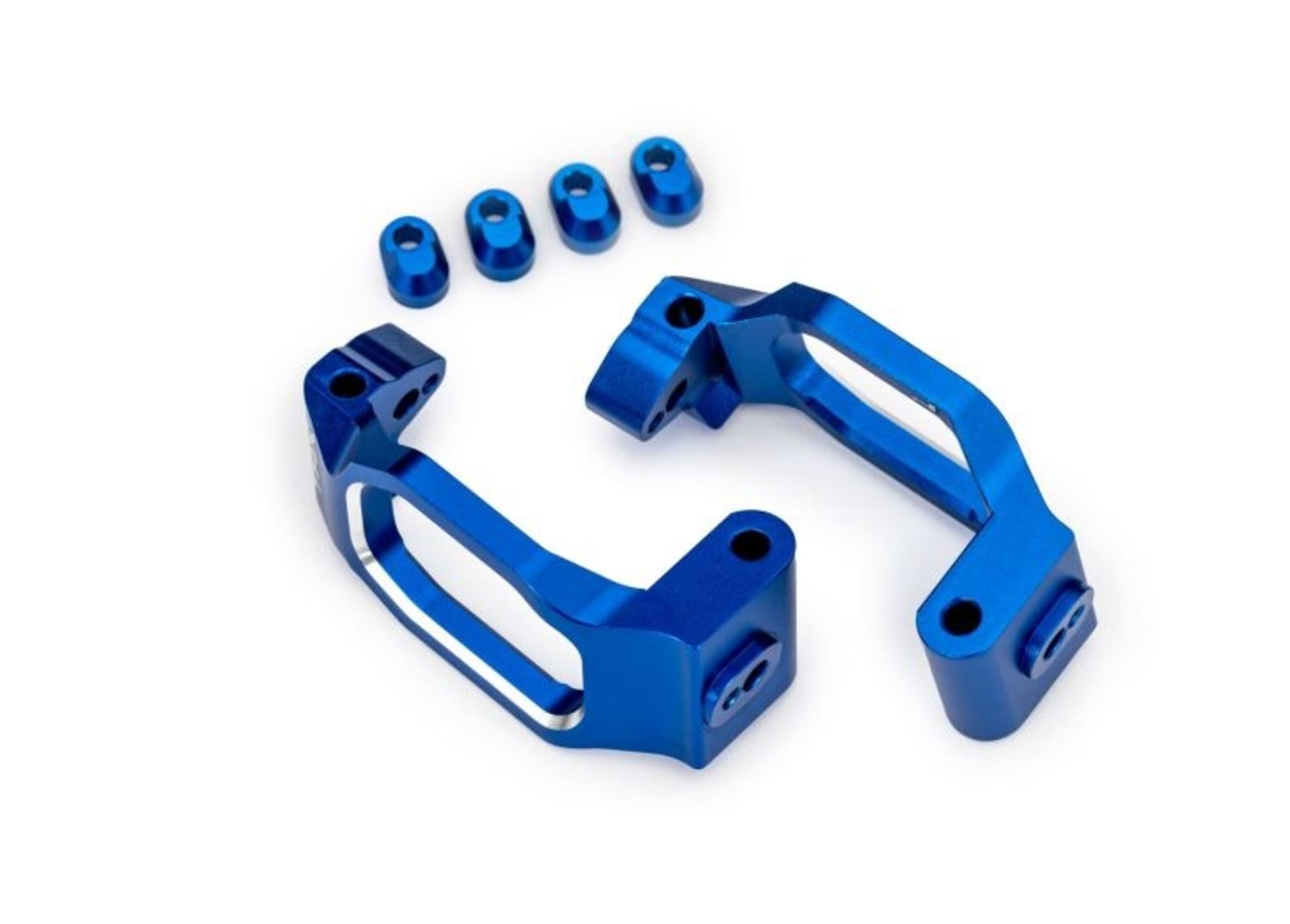 Traxxas Nachlaufblock vo Aluminium blau _2_ fuer Maxx _ Maxx Slash fuer RC Modelle