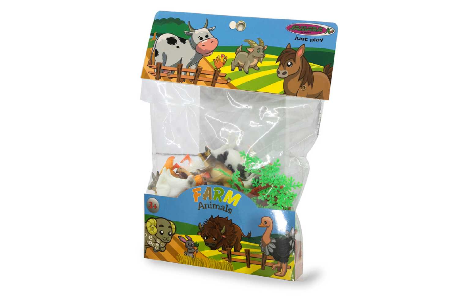 Jamara Tierspielset Farm Animals 3,5" 20tlg.