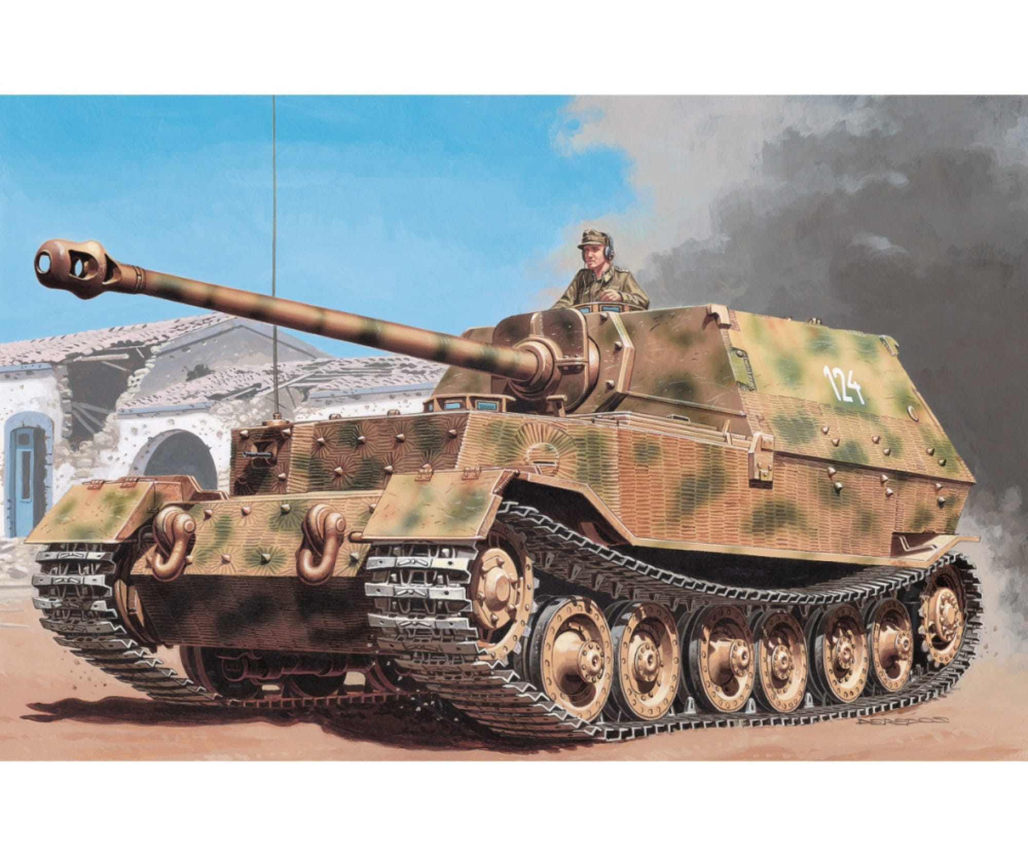 Italeri 1_35 Sd_Kfz_184 Panzerj.Tiger_P_ Elefant - RC-Zubehoer