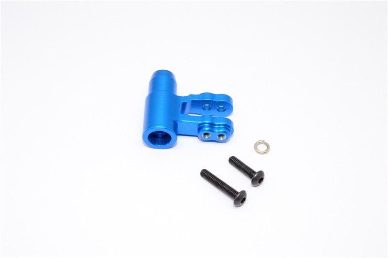 GPM Alu Servohorn blau fuer Traxxas X-MAXX - RC-Zubehoer