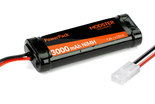 Modster 7-2v-akku-racingpack-3000mah-nimh-6-zellen-tamiya-stecker