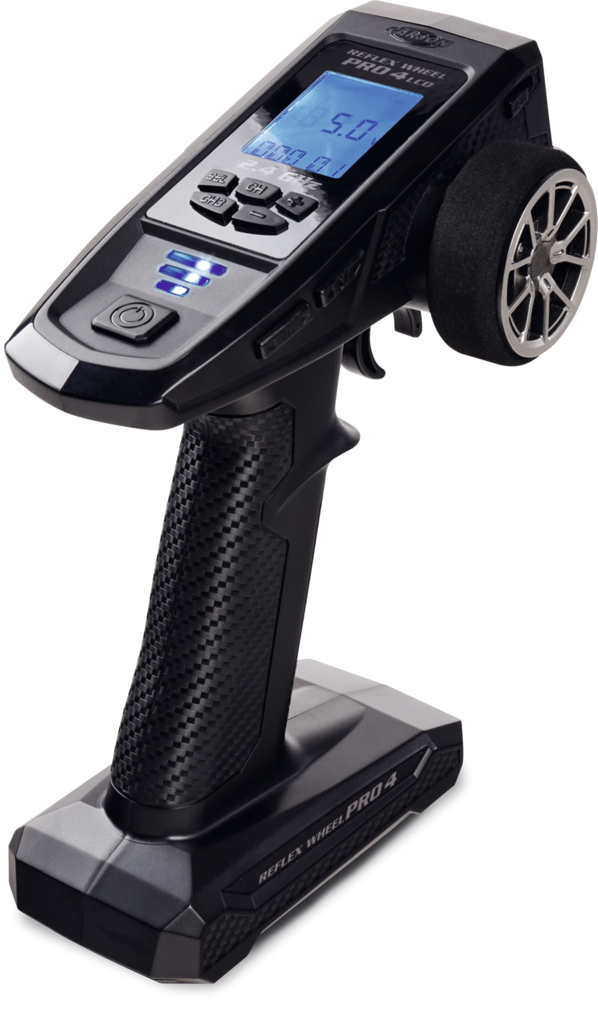 CARSON FS Reflex Wheel Pro 4 LCD 2 4GHz Fernsteuerung Tamiya CARSON FS Reflex Wheel Pro 4 mit Empfaenger fuer Tamiya RC