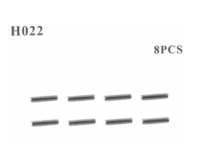 Amewi H022 Stifte 2x10 mm 8 Stueck - RC-Zubehoer
