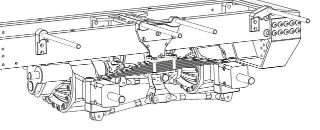 Thicon 1_14 Kotfluegelhalter-Satz fuer Pendelachse - RC-Zubehoer