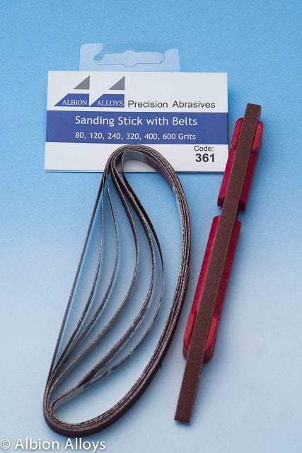 Krick Multi Winkel Sanding-Stick _ 6 Schleifbaender sortiert - RC-Zubehoer