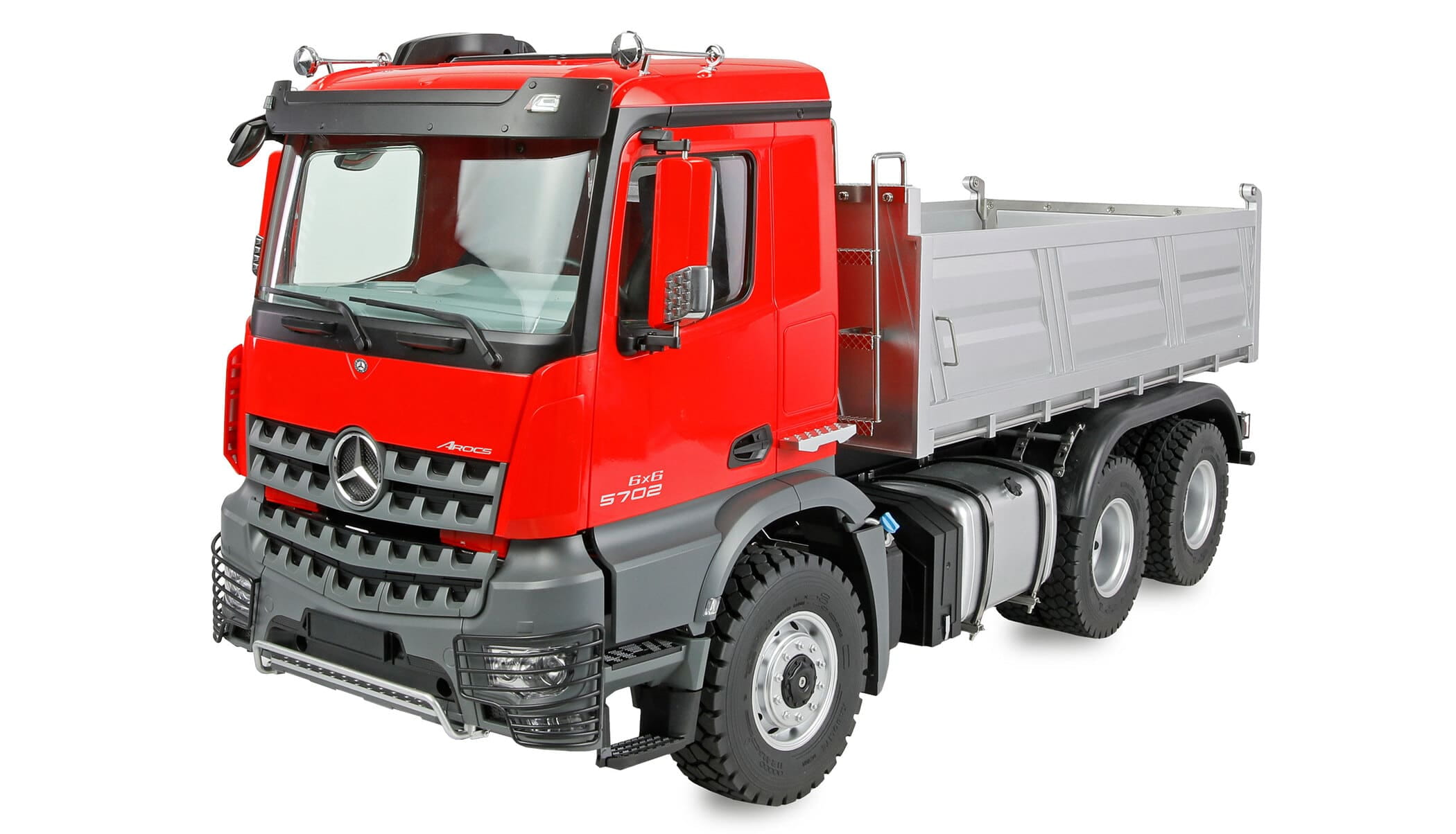 Amewi Mercedes-Benz Arocs Muldenkipper 6x6 1_14 RTR rot