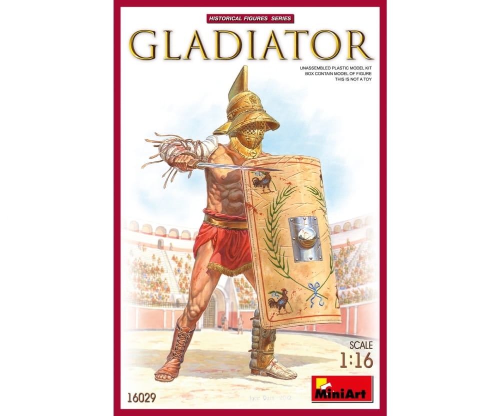 MiniArt 1:16 Figuren Gladiator Plastik Modellbau