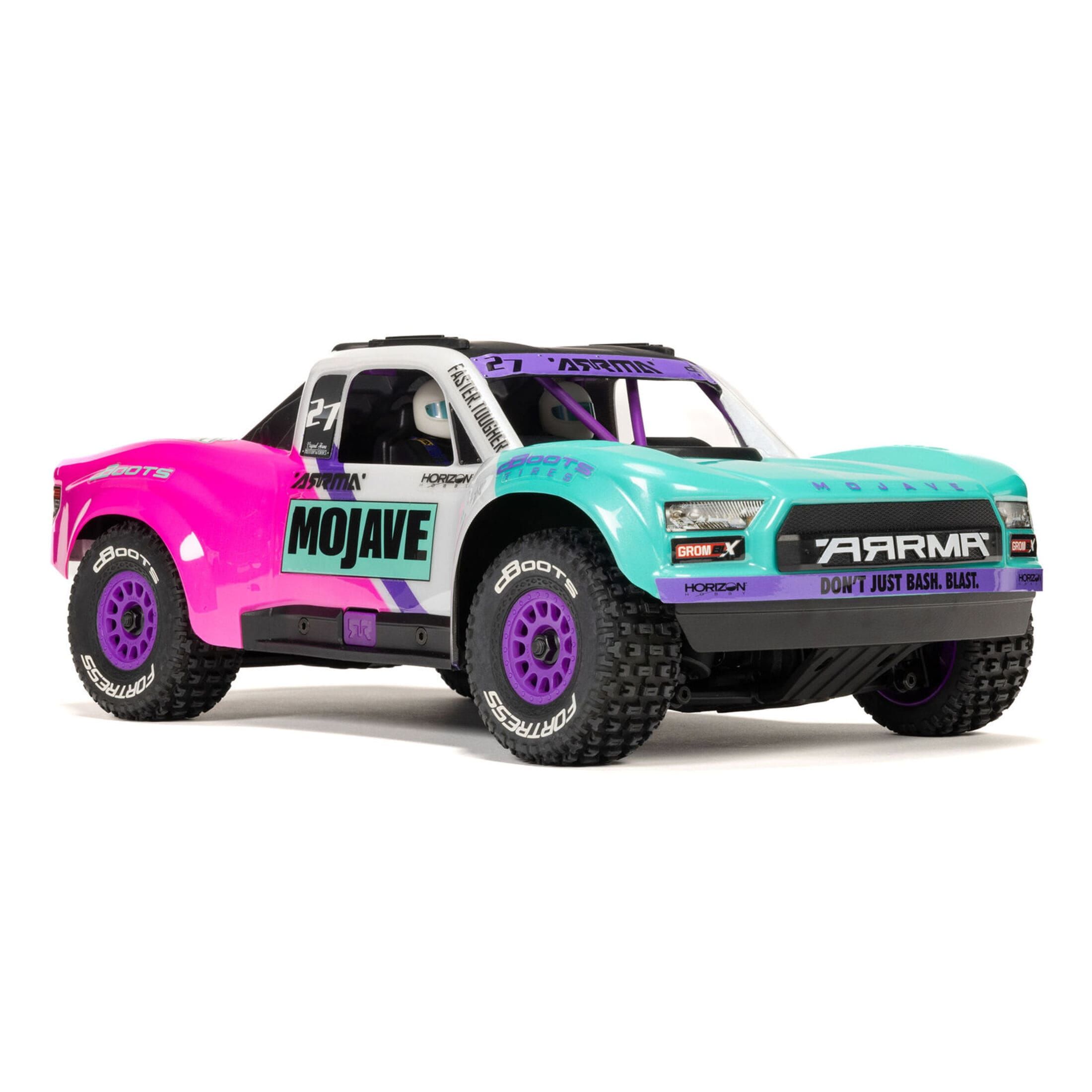 ARRMA RC Short Course Truck Mojave Grom 223S Small Brushless RTR teal mit Akku und Lader arrma-mojave-grom-small-223s-brushless-elektro-buggy-rtr-akku-lader-teal