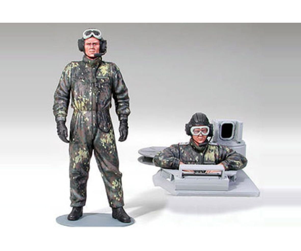 Tamiya Figuren Bundeswehr Besatzung Leopard _2_ 1_16 Plastik Modellbau Militaer Bausatz - RC-Zubehoer