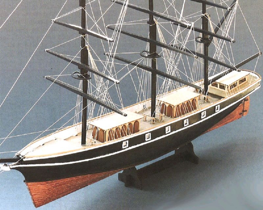 Cutty Sark Le Piccole 1_100 Modellbausatz mit Laserteilen und Anleitung