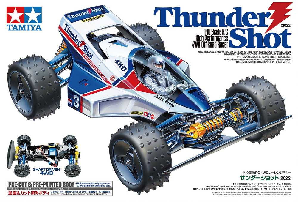 Tamiya 1:10 RC Buggy Thunder Shot (2022) Bausatz