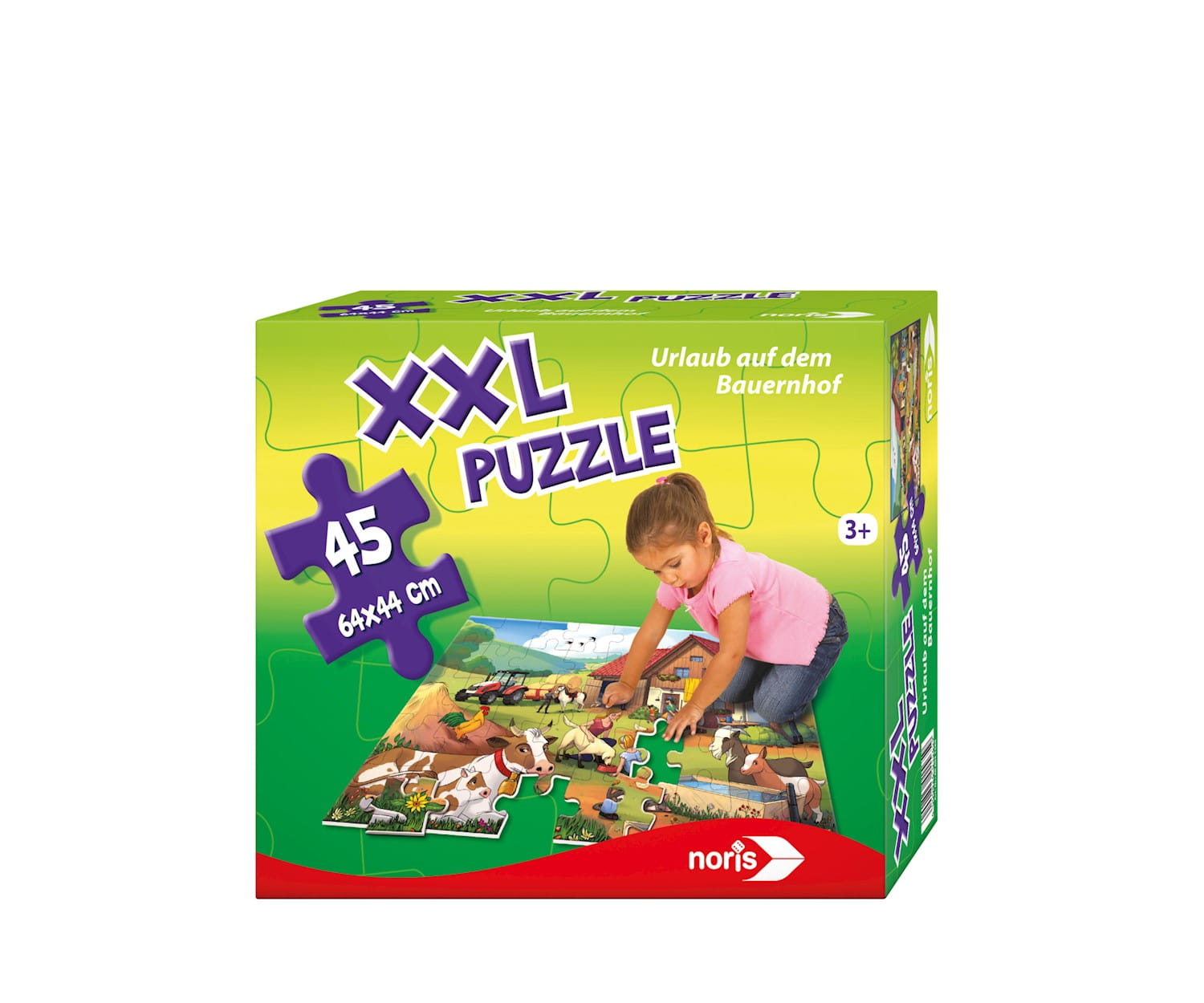 Noris XXL Puzzle Urlaub auf dem Bauernhof
