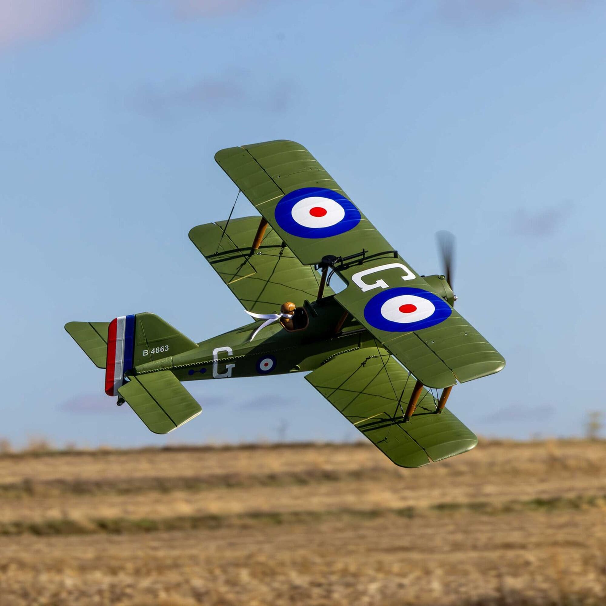 E-flite SE5a 900mm BNF Modellflugzeug aus dem Ersten Weltkrieg mit AS3X_ und SAFE Select