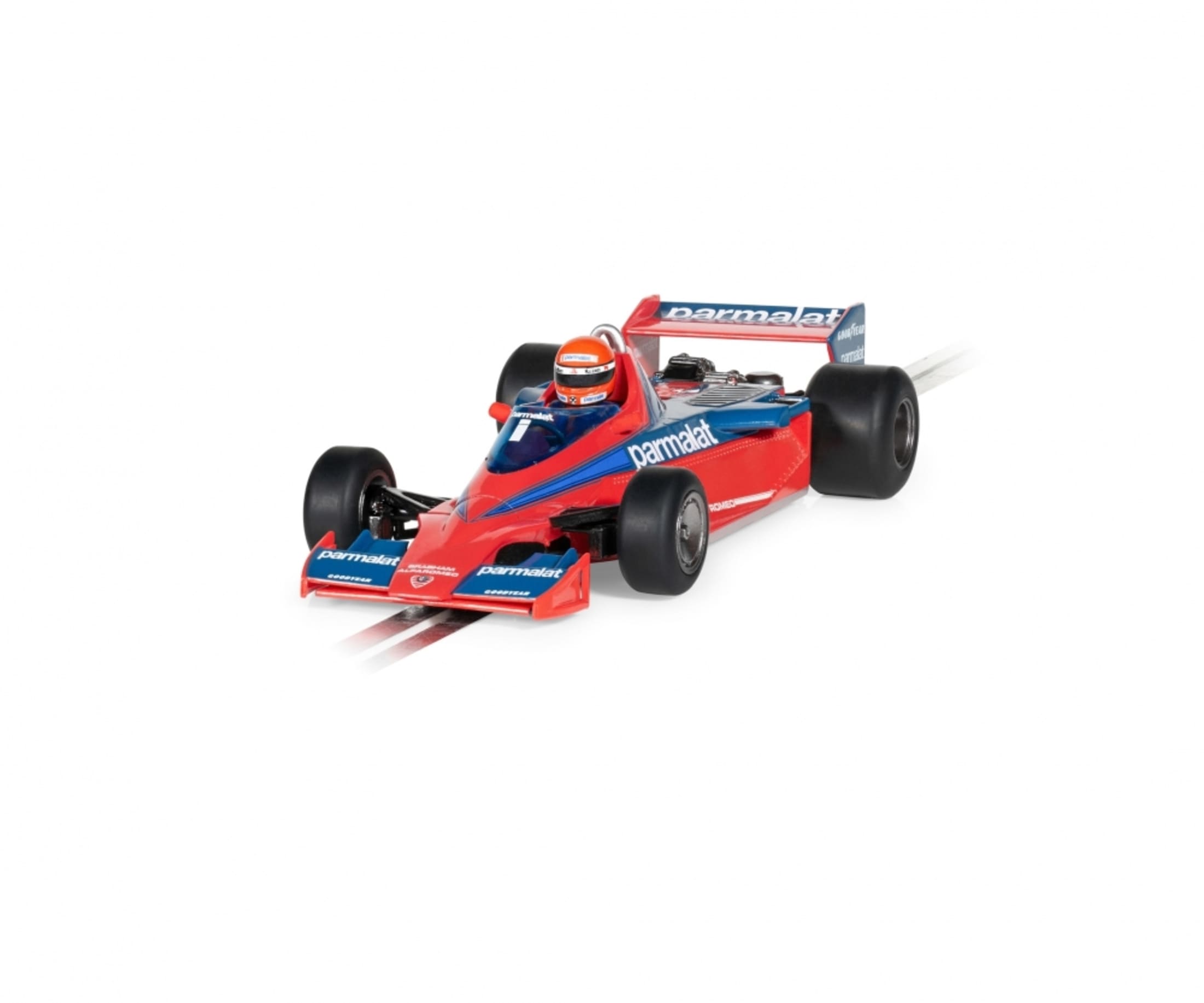 Scalextric 1:32 Brabham BT45 Lauda Itali Slotcar - Rennbahnauto