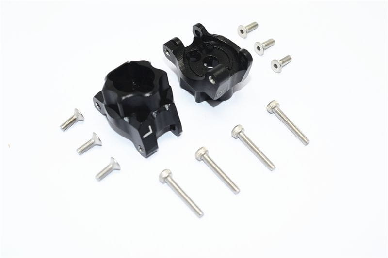 GPM Alu Portalachsengehaeuse hinten schwarz fuer Traxxas TRX4 _ 6 - RC-Zubehoer