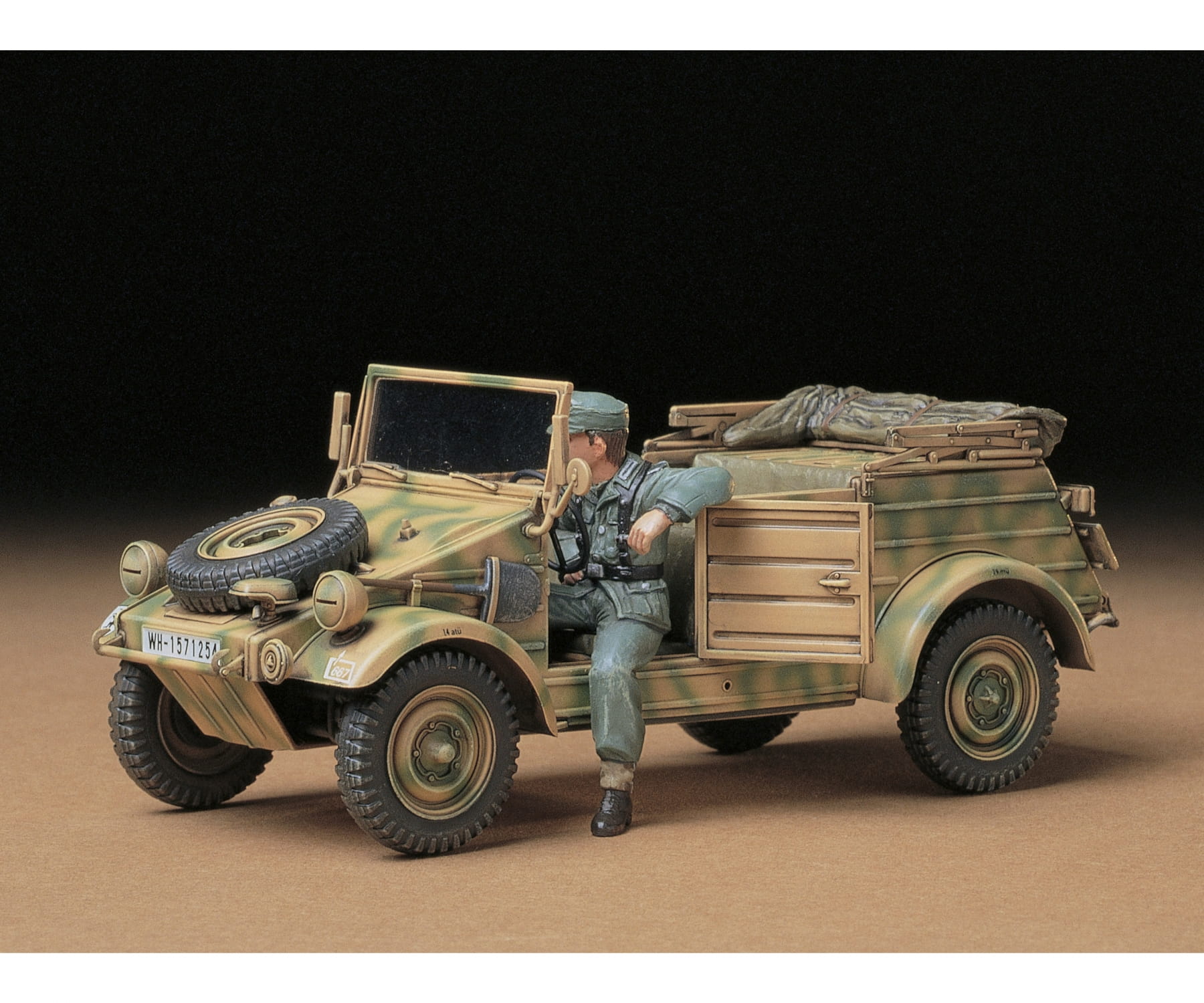 Tamiya WWII Pkw.K1 Kübelwagen Typ82 1:35 Plastik Modellbau Militär Bausatz