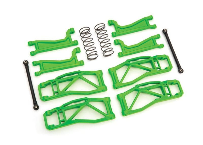 Traxxas Querlenker-Set WideMaxx gruen Querlenker_ Spurstangen _Feder - RC-Zubehoer