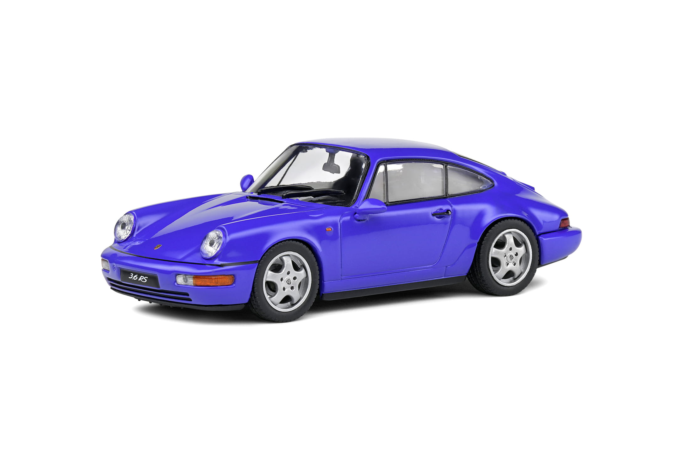 Porsche 911 _964_ Turbo 3.6 Modellauto 1_43 in Electric Blue