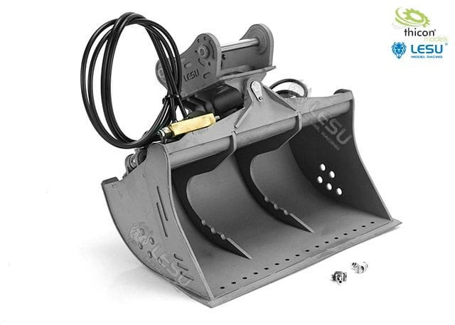 Lesu Grabenraeumloeffel hydr. schwenkbar fuer 36t-Bagger 58300 - RC-Zubehoer