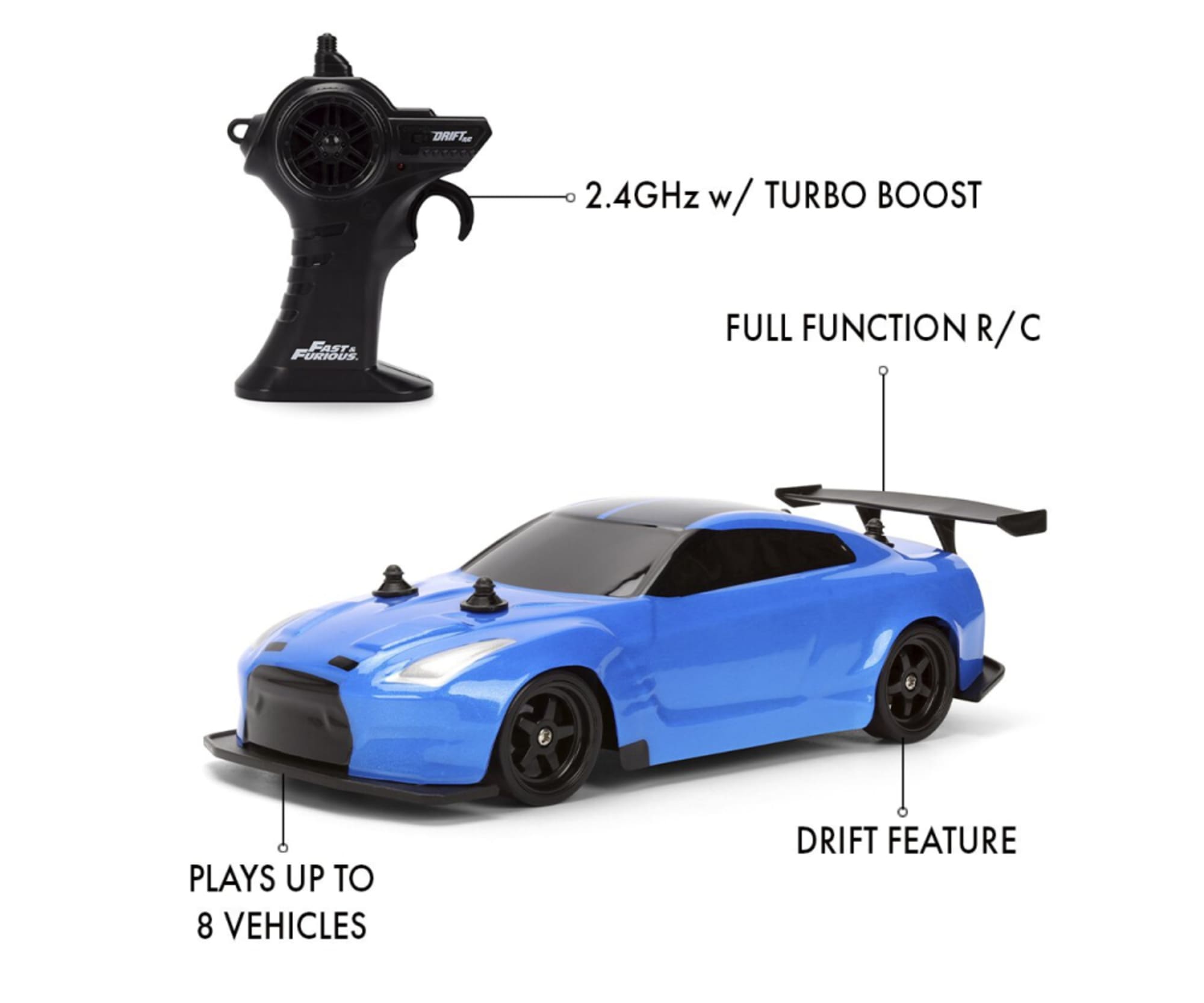 Jada Fast - Furious RC Drift 20098 Nissan 1_24 - RC-Zubehoer