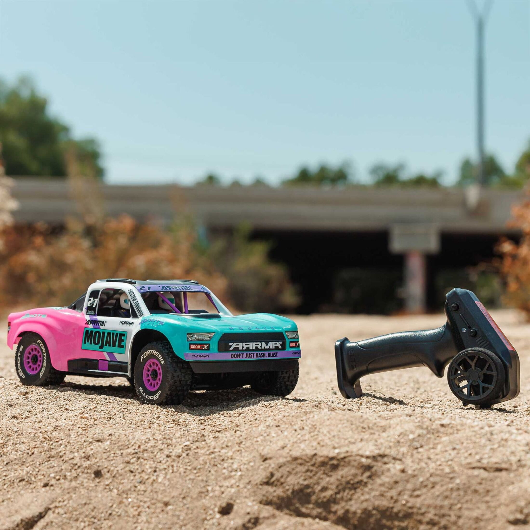 ARRMA RC Short Course Truck Mojave Grom 223S Small Brushless RTR teal mit Akku und Lader arrma-mojave-grom-small-223s-brushless-elektro-buggy-rtr-akku-lader-teal