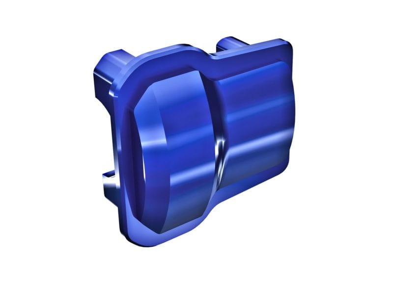 Traxxas Achsen-Gehäusedeckel 6061-T6 Aluminium blau (2)