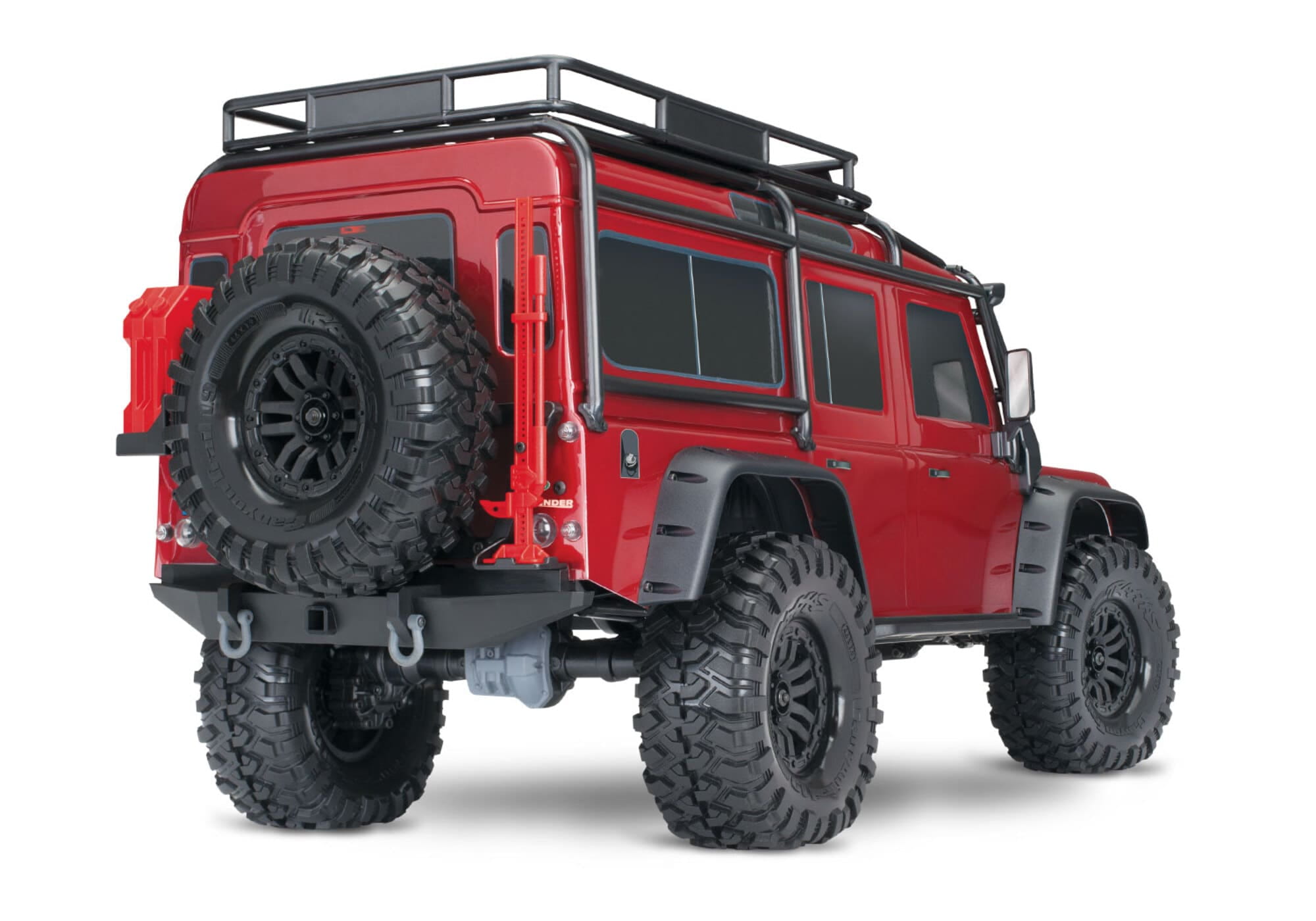 TRAXXAS TRX-4 LR Defender 1_10 Crawler RTR rot mit Portalachsen und T-Lock Sperrdifferentialen